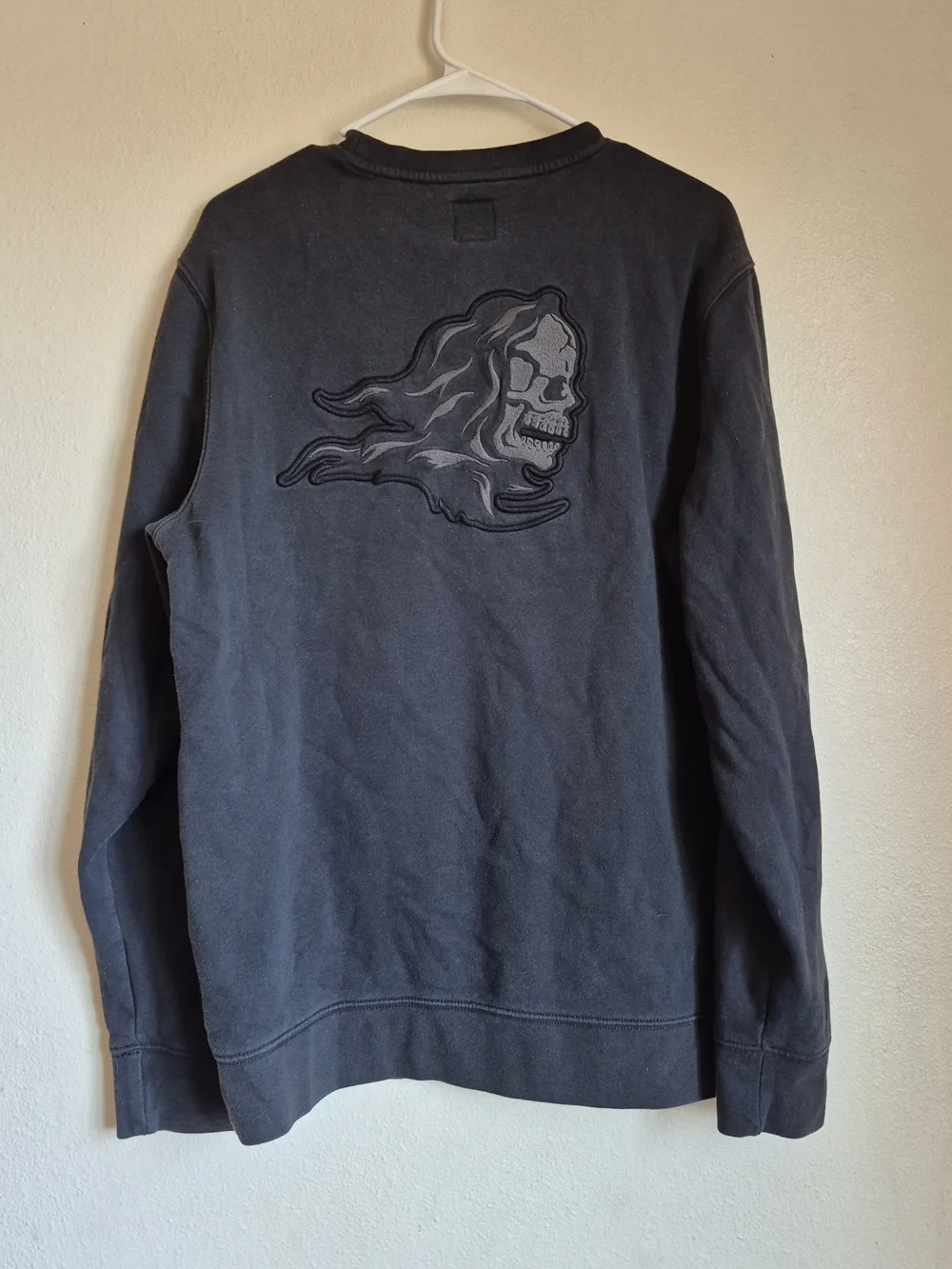 Vans Men's Dark Gray Crewneck Sweatshirt